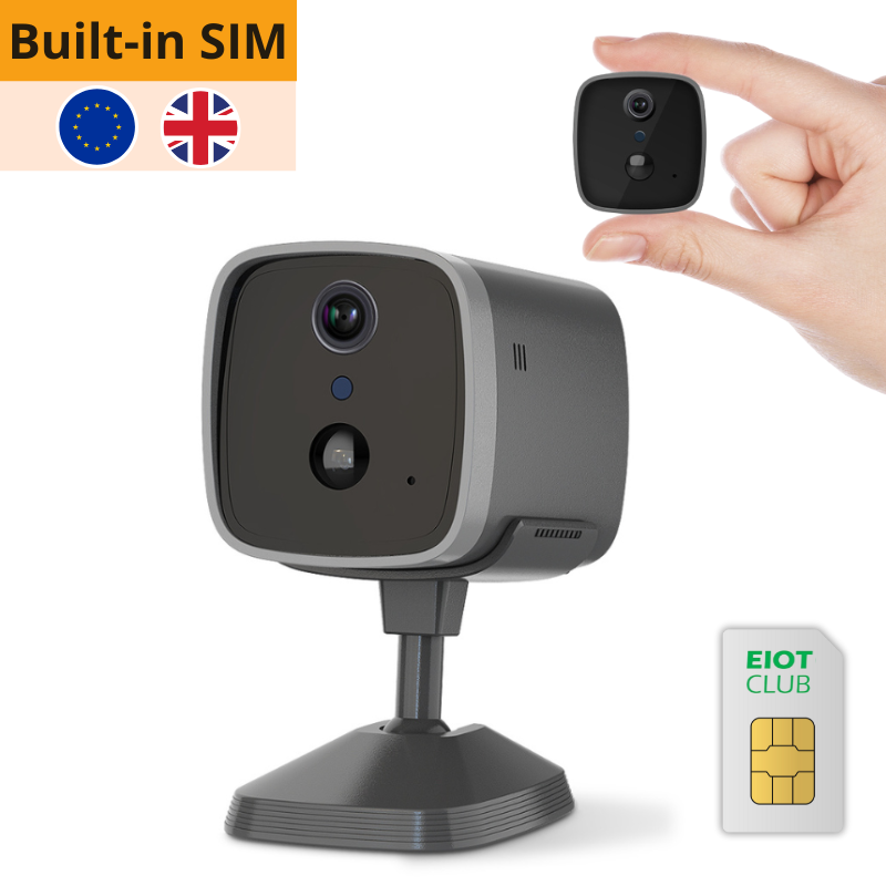 4G Mini Security Camera with SIM Card (EU Version)