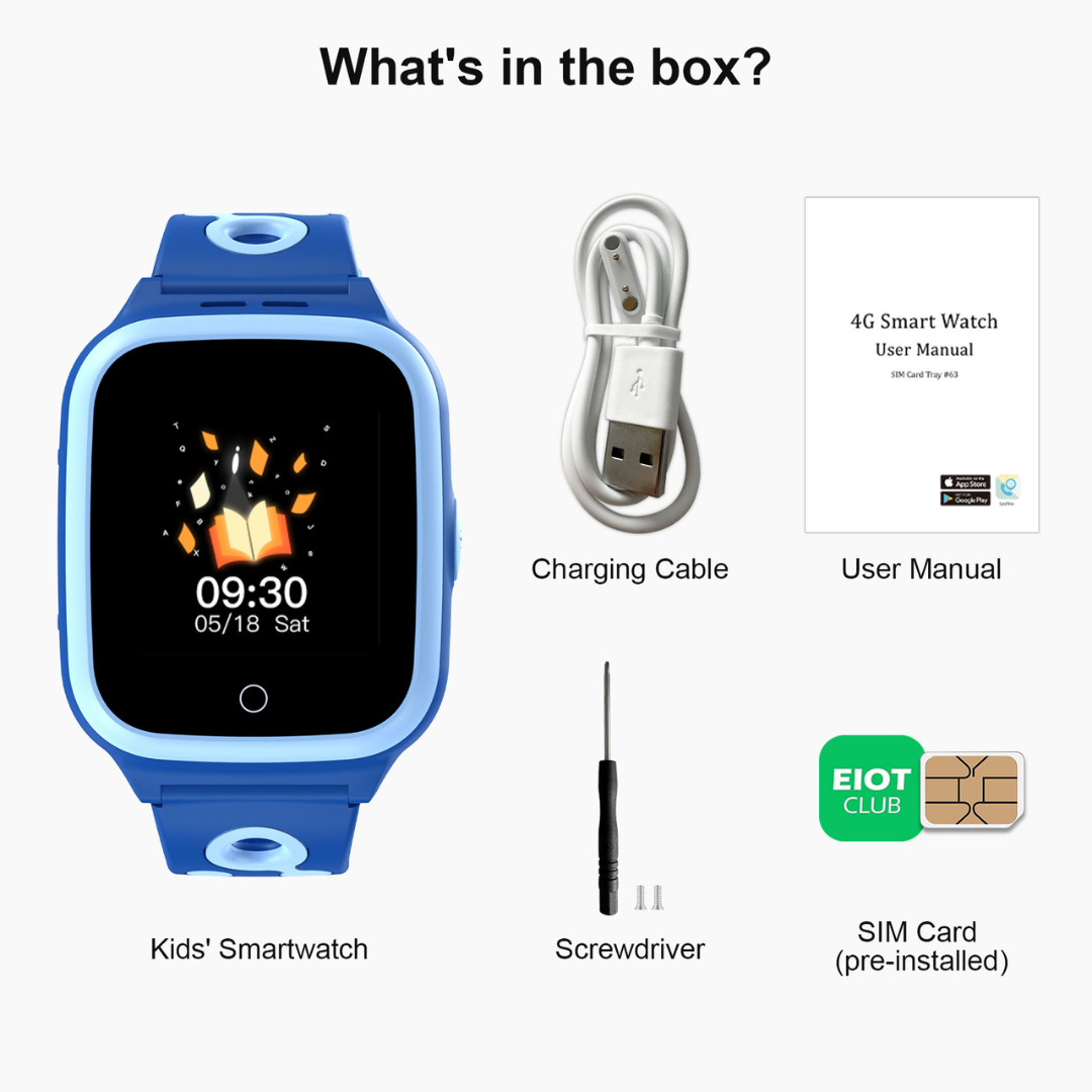 4G Kids Smart Watch with SIM Card