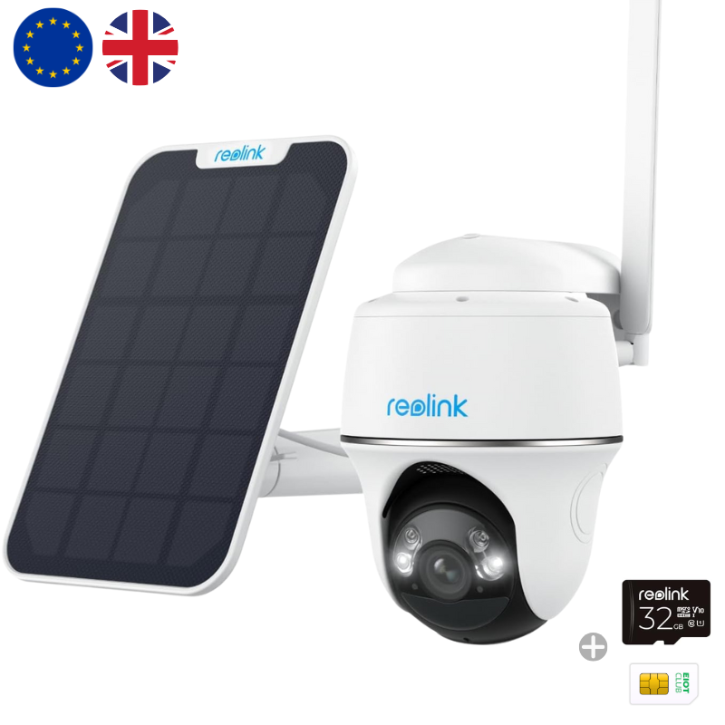Reolink Go PT Plus - 4G LTE Solar-Powered Outdoor Security Camera