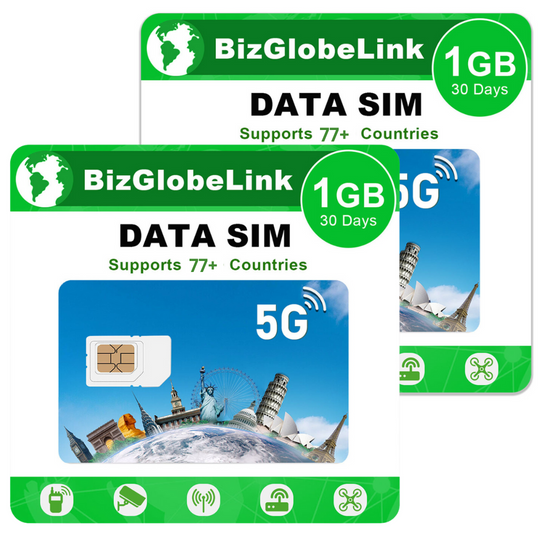 EIOTMART × EIOTCLUB Prepaid International SIM Card: 5G/4G LTE Data Only SIM for Business and Travel