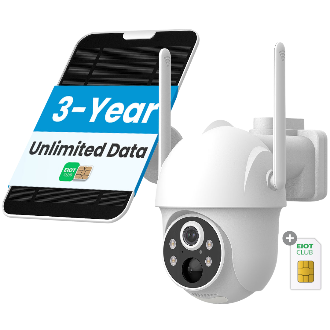 Unlimited Data SIM with a Free 4G Solar Security Camera – No WiFi Needed