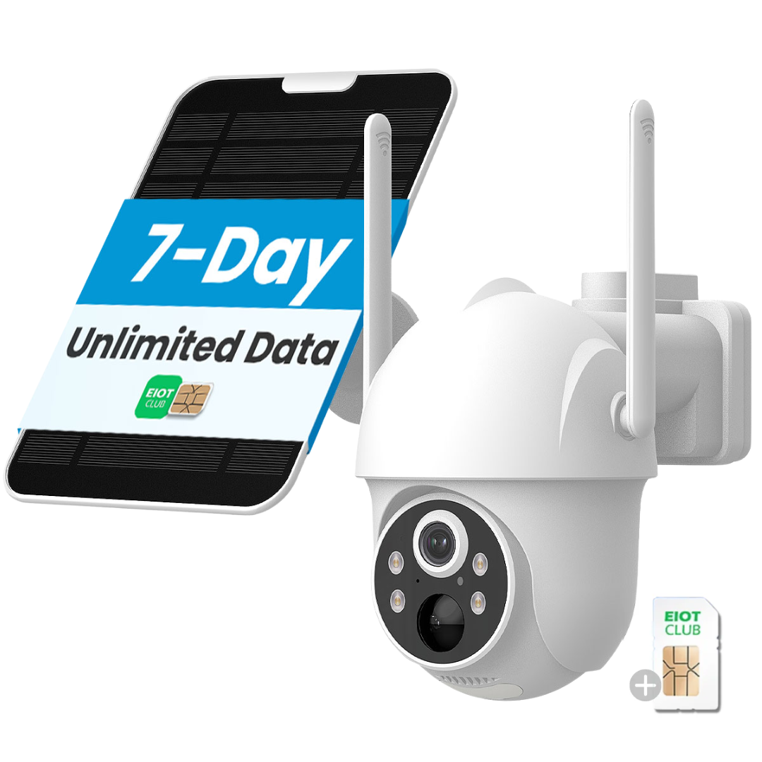 Unlimited Data SIM with a Free 4G Solar Security Camera – No WiFi Needed