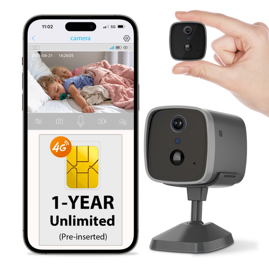 3 Jahre unbegrenzte Daten-SIM mit einer kostenlosen 4G-Solar-Überwachungskamera 🔥 50 $ Rabatt auf die zweite!