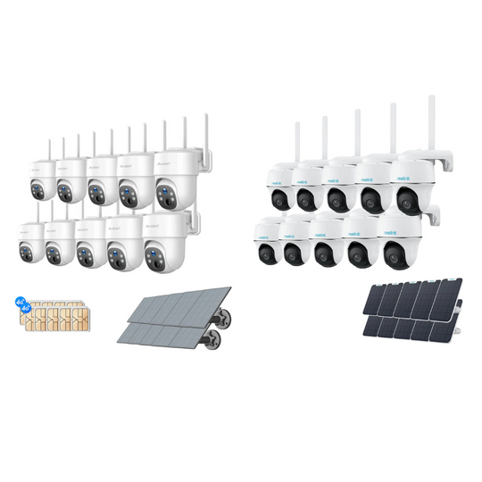 Exclusive Order: 10 Reolink Go Series G430+SR2 and 10 Avstart Cameras for Cuello's Store