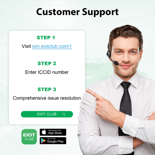 EIOTCLUB Unlimited Data SIM Card - 30 Days