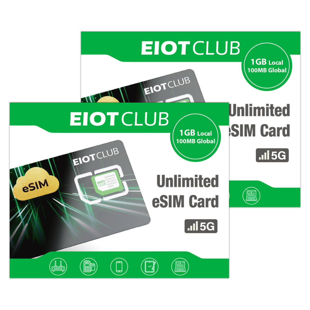 EIOTMART × EIOTCLUB Physical eSIM Card for Android & iOS – Unlimited ...