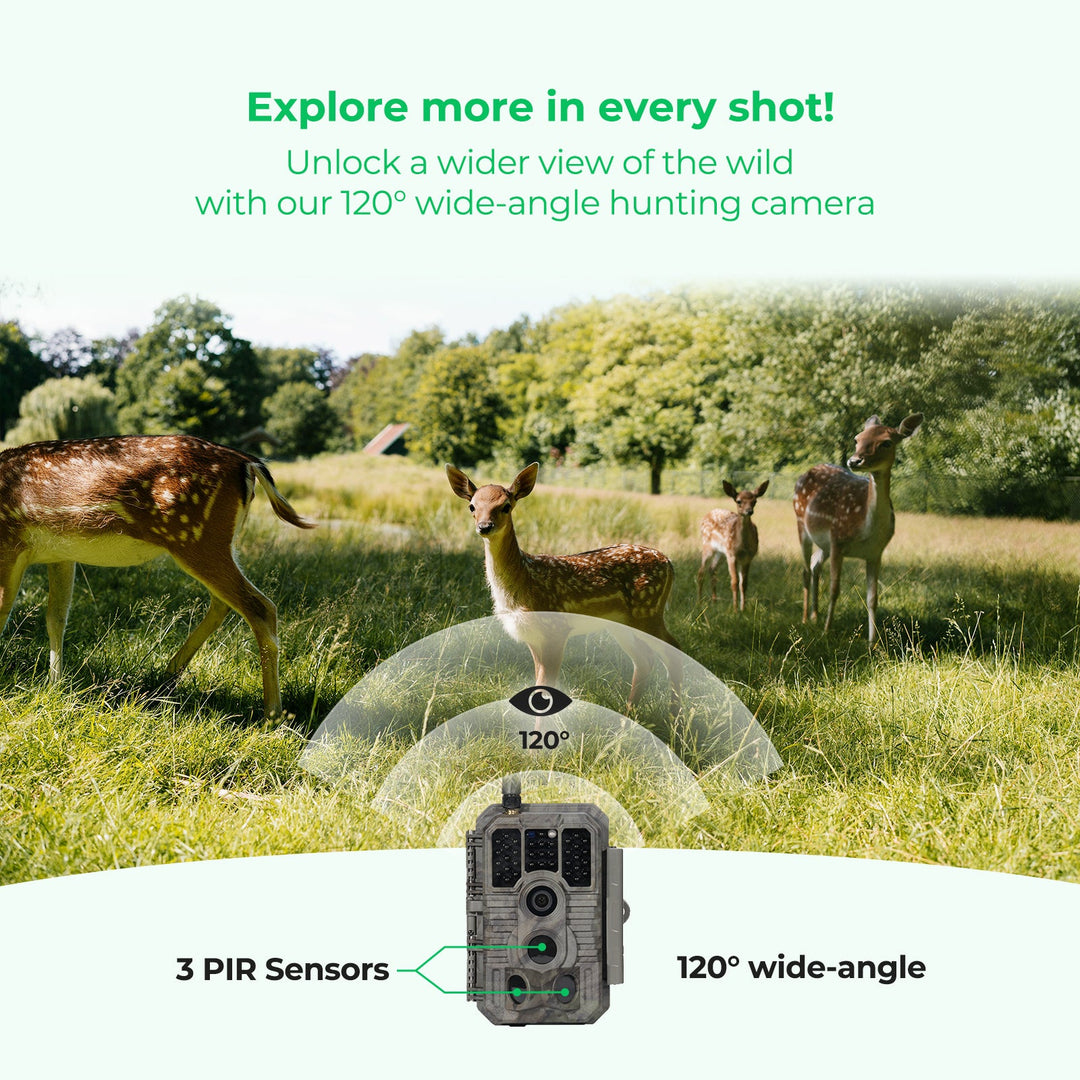 3-Year Unlimited Data Plan with a GardePro Cellular Trail Camera Bundle