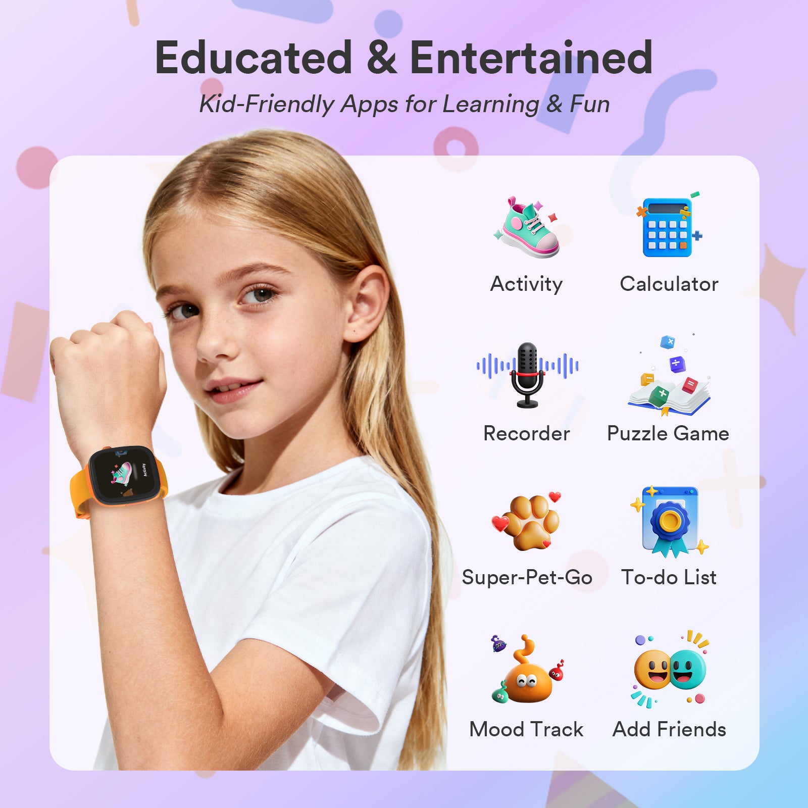 4G Kids Smart Watch with SIM Card | GPS & SOS – EIOTMART